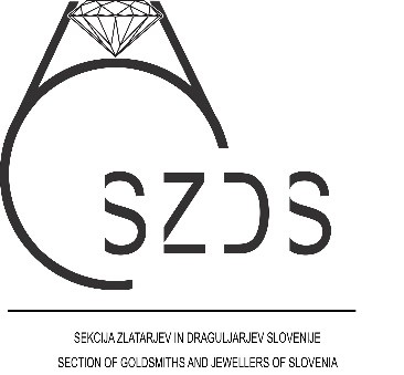 Logotip sekcije zlatarjev ib draguljarjev pri OZS